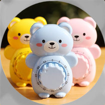 Cartoon bear timer mechanical clockwork timer kitchen cooking warm milk reminder baby prompt alarm clock
