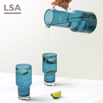 LSA imported glass kettle household large capacity kettle simple drinking cup office glass cup set