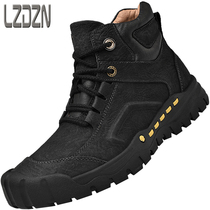 Mens snow boots winter mens shoes north cotton shoes winter cash shoes plus militarily leather shoes and cotton boots warm