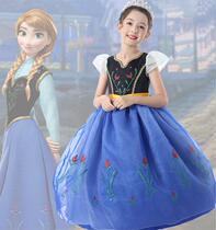 Foreign trade childrens clothing New Frozen girl dress Halloween performance Anna princess dress