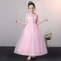 Girl dress spring and autumn skirt summer princess dress female princess childrens dress little girl gauze dress spring dress