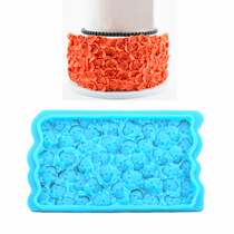 New factory direct sales Phalaenopsis flower turn candy cake silicone mold dry Pace around decorative baking clay