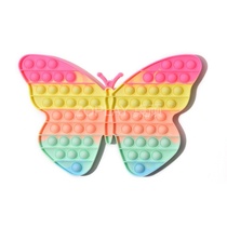 Rainbow press the massive butterfly reduction pioneer girl male thinking and game childrens puzzle toy hand unpressed bubble
