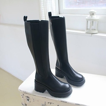 Nine 2021 0926 Korea East gate Entrance Insulation Boots Women Boots 7219018 Autumn Winter Fried Street