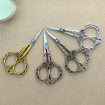 Cross stitch scissors exquisite European style vintage plum scissors cross stitch tool sewing hand DIY embroidery scissors