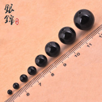Black agate beads handmade beaded beads red rope woven ring bracelet necklace jewelry diy accessories material