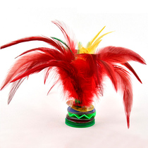 Shuttlecock fitness children primary school students adult weight loss key ball chicken feather key Resistance to kick tendon game special big flower shuttlecock