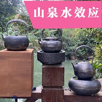 Church Mouth Cassera Iron Jug Upscale Cast Iron Teapot without coating Retro Kettle Electric Pottery Stove Suit Day Style Iron Pot tea Set