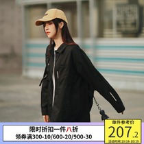 PSO Brand Japanese basic solid color work shirt jacket men loose cotton shirt long sleeve leisure tide