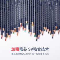 Joercione Colored Pencil Water Soluble Color Lead Paintbrush Suit Fine Arts Students Hands Painted 72 36 36 Color 48 Color Painting water-based watercolor Children Oily Wood Pencil Erasable