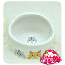 Marukan Japan high-quality mini lovely hamster ceramic pelvis round pelvis triangle pelvis