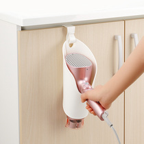 Japan Import Free Punch Hair Dryer Shelf Wall rack Electric blow wind cylinder Shelf Home Toilet Air Duct Shelf