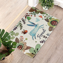 Nordic ins entrance door mat entrance mat home entrance carpet can be cut silk ring doormat