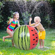 Summer play water kindergarten fight Water War artifact play water polo water spray ball children inflatable big watermelon toy