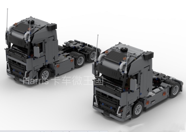 Moc-37849 Oukawo Heavy-Duty Truck Assembly Building Blocks Technology Toy Tractor Truck Head Truck Moc-37849 Oukawo Heavy-Duty Truck Assembly Building Blocks Technology Toy Tractor Truck Head Truck