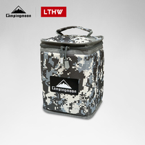 Coleman outdoor multifunctional storage bag camouflage single-hand bag lamp bag air tank portable camouflage bag thickening T-8B