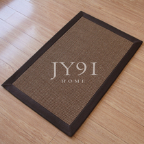 Time-amnesia Entrance Doormat Environmental Protection Sword Hemp Carpet Non-slip Foot Mat Resistant to Dirty Living Room Kitchen Bedroom Door Cushion Customised