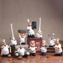Chef ornaments coffee shop furnishings Western restaurants set up restaurant cake shop decorations European-style entrance kitchen wine cabinet