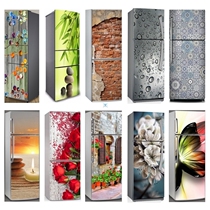 3D Self Adhesive Fridge Door Cover Wallpaper Dishwasher
