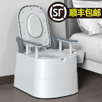 Elderly toilet Removable toilet Pregnant woman Old man deodorant night bucket toilet Bedroom household flush-free