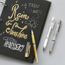 Japan Mitsubishi UM-153 gold and silver high light pen 1mm bullet paint pen painting graffiti conference signature pen