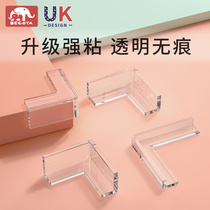 Anti-collision corner strip Childrens window corner protection anti-bump right angle cover transparent table corner coffee table anti-collision corner protection