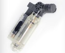 RTI fishing lighter anti-strong wind adjustable rechargeable transparent lighter cutting line repair soft bait