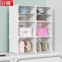 Bag cabinet bag storage box home bedroom storage cabinet hat backpack storage rack