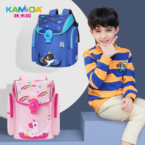 Childrens school bag female primary school students ultra-light large capacity first and second grade load reduction ridge protection cartoon backpack third to sixth grade