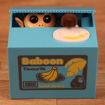Piggy bank Bank Bank stealing money monkey eating money monkey greedy money monkey creative hot sale 458 grams