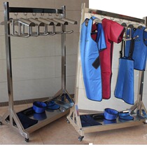 Lead hanger X-ray protective clothing Special stainless steel radiation protective clothing removable radiology CT room hanger