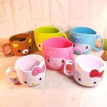 Set toothbrush cup baby cartoon brush Cup 1-3 years old princess children Girl Cute child girl boy