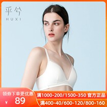 Full cup big chest small Thin Thin Thin breathable modal glossy modal glossy gathering bra female student underwear bra