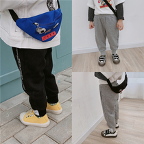 Boys autumn pants 2021 New Korean baby casual trousers children loose foreign sports pants Spring and Autumn Tide
