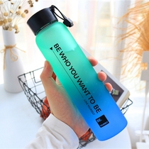 Gradual color high value Cup Korean female ins Wind frosted boys summer couple portable simple High sense