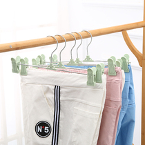  Household multi-function hanger pants clip pants rack pants clip skirt clip underwear rack clothes hang household clothing store hanger wholesale