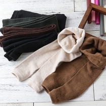 Childrens tights girls autumn and winter pantyhose leggings Coral velvet baby nine-point thick warm pants baby