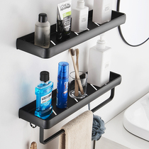 Bathroom shelf Wall-mounted toilet toilet bath shower room storage toilet supplies Daquan hanging towel