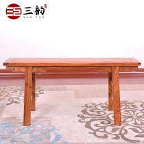 Redwood hedgehog red sandalwood pear long bench home stool eight fairy table low stool solid wood classical simple long stool