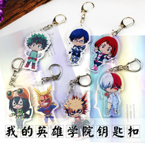 Acrylic key chain stationery store gift pendant around My Hero Academia