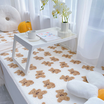 Cute cartoon Korean style girly bay window cushion window sill mat custom balcony mat custom non-slip four seasons universal