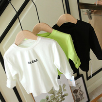 2022 Spring dress children Korean base shirt baby spring cotton base shirt baby long sleeve T-shirt top 531