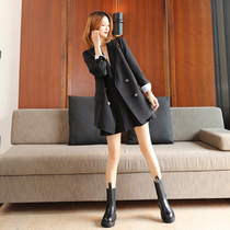 Early autumn clothing Net Red fashion foreign atmosphere age small fragrance wind temperament professional OL royal sister goddess suit skirt