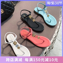 Special price clear cabin small fragrant wind sandals women flat bottom nipping gentle fairy wind Jane about genuine leather straight Roman womens shoes