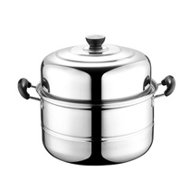 Customized stainless steel steamer three-layer thickened household steamer steamer special thick soup pot hot pot double-layer gas stove