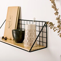 Hanging wall shelf dormitory bed kitchen storage rack non-perforated wall hanging basket dormitory artifact