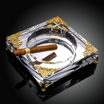 Crystal ashtray creative fashion home large luxury living room office KTV personality trend custom ashtray