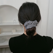 Chuanye Thousand Bird Large Colon Hairband Advanced Japanese and Korean temperament retro head rope net red new simple leather band female tie head