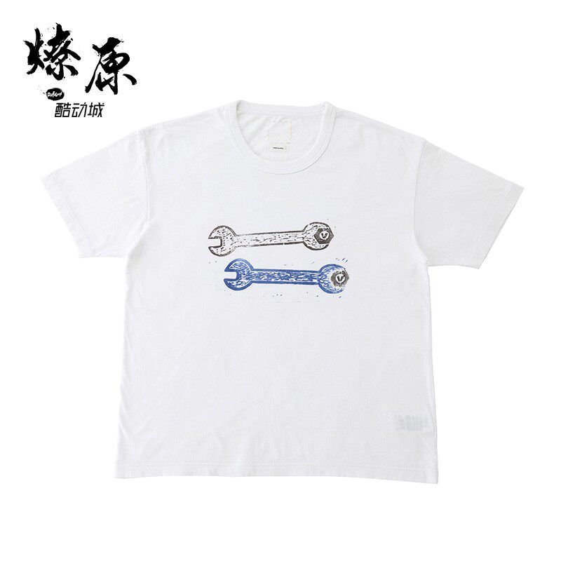 Liaoyuan equipment visvim JUMBO TEE SS VV SPANNER 2019SS wrench short sleeve T-shirt