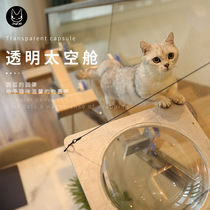 JoyCat Transparent Hampoo Acrylic Solid Type Hanging Balcony